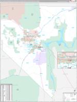 Las Vegas Henderson Paradise Metro Area Wall Map